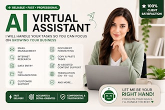 be your ai virtual assistant for business and personal tasks