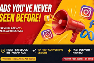 design luxury facebook ads for drop shipping brand