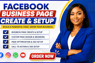 create, setup and optimize your facebook business page