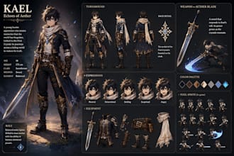 create viral cinematic anime fight scene ai anime fight consistent character
