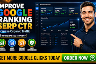 improve google ranking, increase organic traffic, and optimize serp CTR