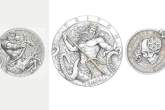 hand drawn coin design custom medal jewelry sketch medallion jewelry design cnc