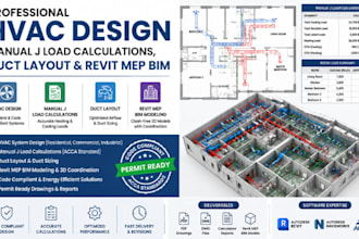 create mep plans, hvac, electrical, plumbing and permit drawings
