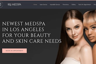 design squarespace med spa cosmetic clinic website aesthetic wellness website
