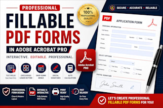 create fillable PDF forms in adobe acrobat pro