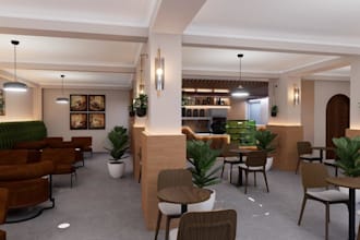sketchup model commercial retail space,3d interior, exterior design, vray render