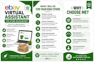 be your ebay virtual assistant and store manager
