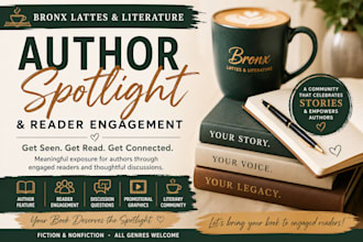 create an author spotlight and reader engagement feature for your book