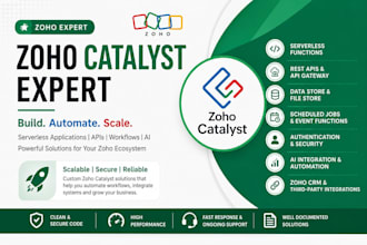 develop zoho catalyst serverless applications and apis