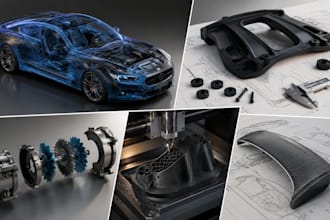 automotive accessories design, fusion360 cad design, product prototype, 3d model