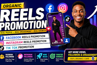 do organic facebook reels promotion, instagram reels promotion for growth