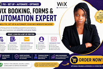 fix wix booking calender custom forms and automation workflows