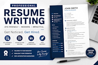 write or redesign a professional ats friendly resume and CV