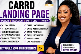 design carrd landing page redesign carrd website carrd portfolio carrd co payhip