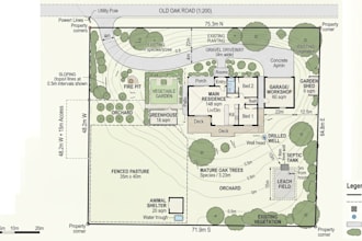 design village site plans for residential and rural projects