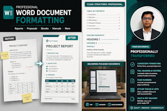 professionally format and design your word document