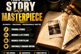 write your real life story or personal story writing