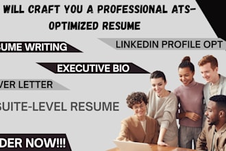 craft you a professional resume for all career level