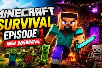 design viral gaming youtube thumbnails with high CTR