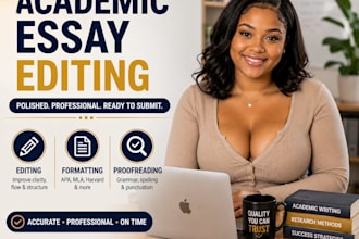 professionally edit, format and proofread your essays