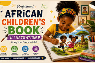 illustrate african american children book illustration storybook picture book