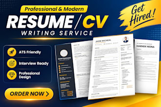 redesign your resume into a modern professional CV