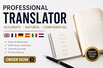 translate your fantasy book from english to japanese, german or french