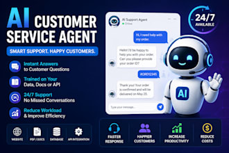 build ai customer support agents