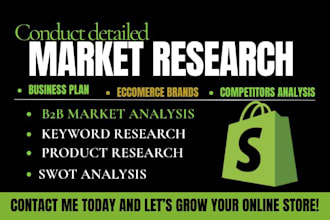 conduct b2b eccomerce brand research market competitors brand research