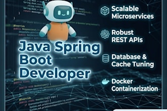 develop robust java backend microservices and rest apis
