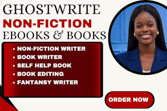 ebook ghostwriter, ghost book writer ebook writer, non fiction editor