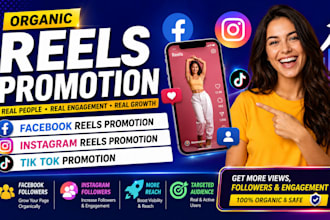 promote your facebook and instagram reels organically for growth
