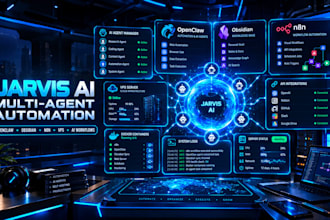 setup fix jarvis ai multi agent dashboard open claw obsidian n8n automation vps