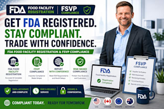 prepare fda food facility registration and fsvp compliance