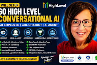 setup gohighlevel conversational ai, ghl chatbot, ai employee highlevel ai agent