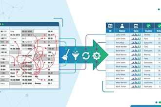 clean, parse, and structure messy data for your project