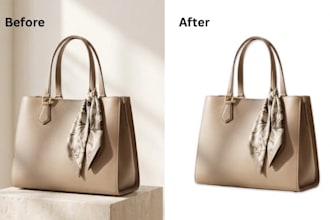 do background removal, color correction, shadow