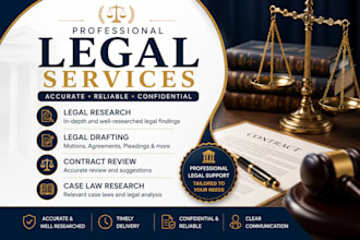 do legal research, legal drafting and contract review