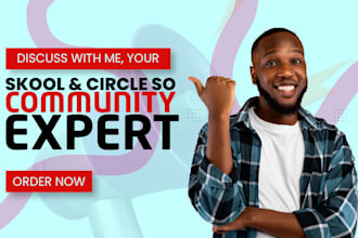 skool setup circle community setup and community management