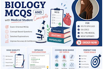 create biology mcqs for students and educators