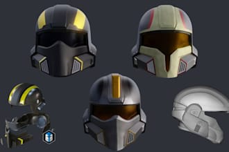 3d print and paint cosplay mask or helmet prop wearable mask print and paint