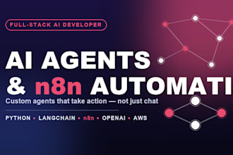 build ai agents and n8n automation workflows