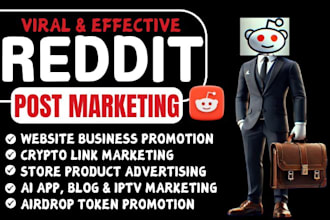 do reddit SEO post to promote business on reddit, instagram
