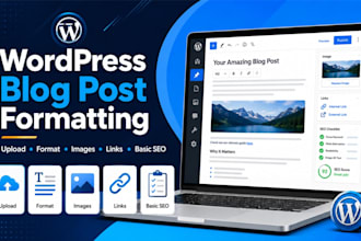 upload and format your wordpress blog posts