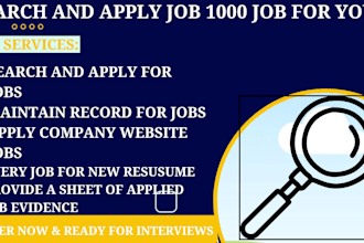 search and apply to remote or onsite jobs for you