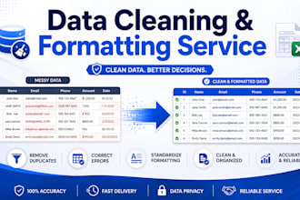 clean, format, and validate your data files with precision