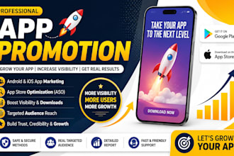 promote your android and ios app with app marketing and aso
