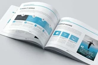 design professional company profile business proposal brochure and annual report