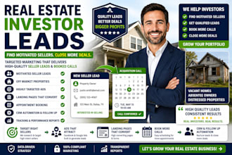generate real estate investor leads motivated sellers vacant homes expert leads