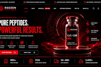 build peptide website woocommerce peptide website peptide store research peptide